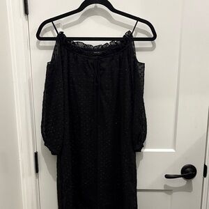 B Darlin Black Long Sleeve Dress